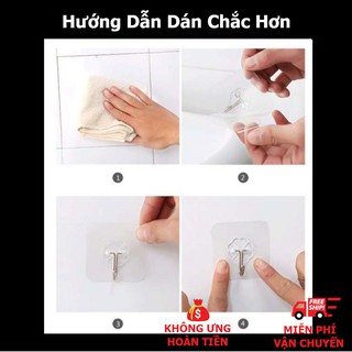 Móc Dán Tường Siêu Dính Siêu Chịu Lực