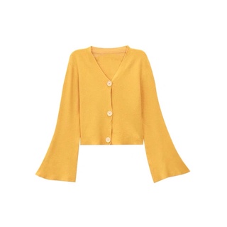 Áo len cardigan cổ tim cài cúc (hàng nhà máy Quảng Châu)