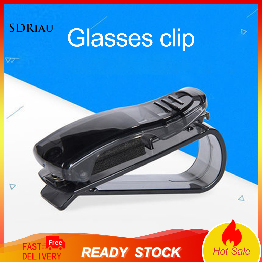 Kẹp Giữ Thẻ / Mắt Kính Bằng Nhựa Tiện Dụng Cho Xe Hơi