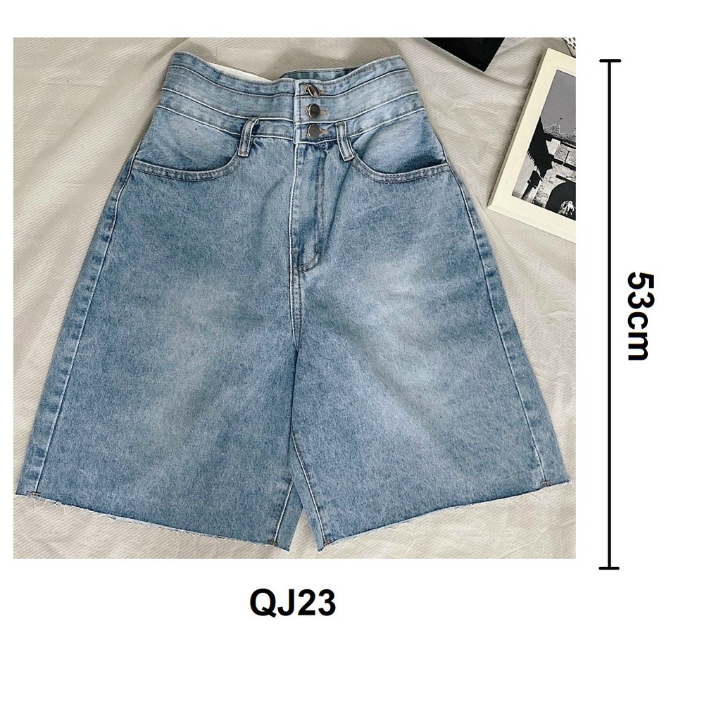 Quần jean ngố nữ bigsize chất form VNXK QJ23