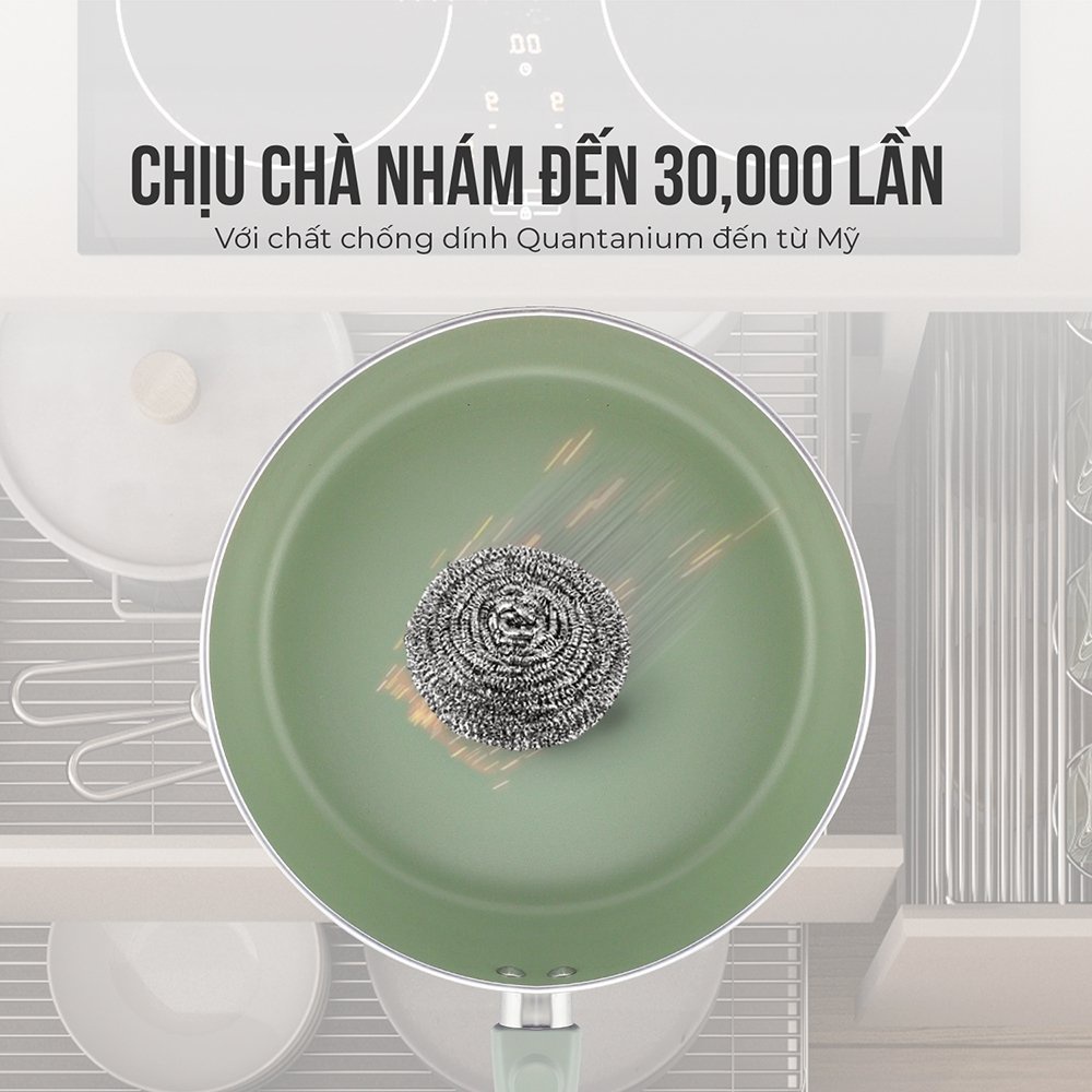 Chảo chống dính đáy từ Elmich Harmonia EL-3779 size 20cm