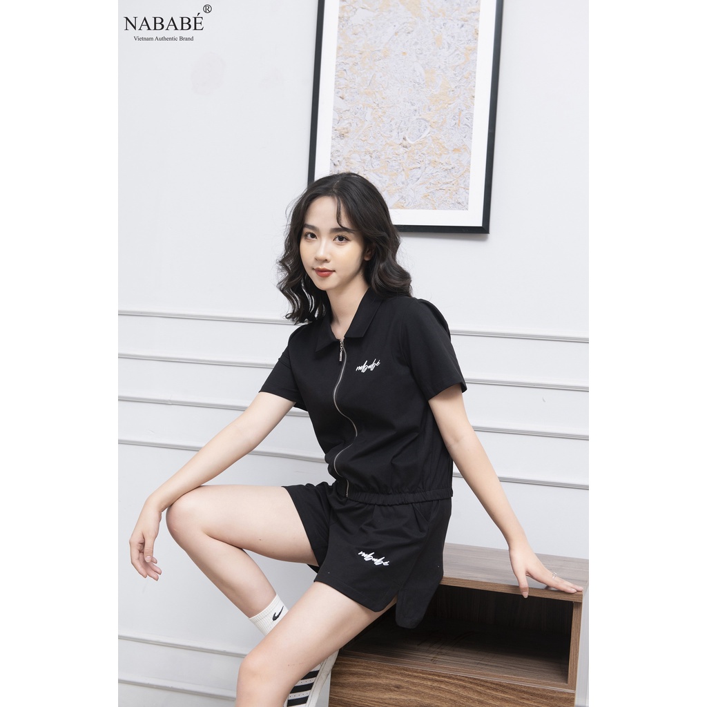 Sét 2 chi tiết,  quần đùi kèm áo khoác ngoài nặng động NLB00116-SS