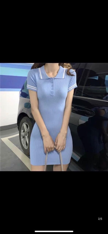 Váy len mongtoghi cổ bẻ viền | BigBuy360 - bigbuy360.vn