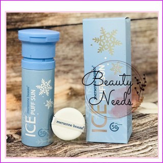 Kem Chống Nắng 3in1 Make Up Mát Lạnh Mersenne Beaute Ice Puff Sun SPF50+ 100ml