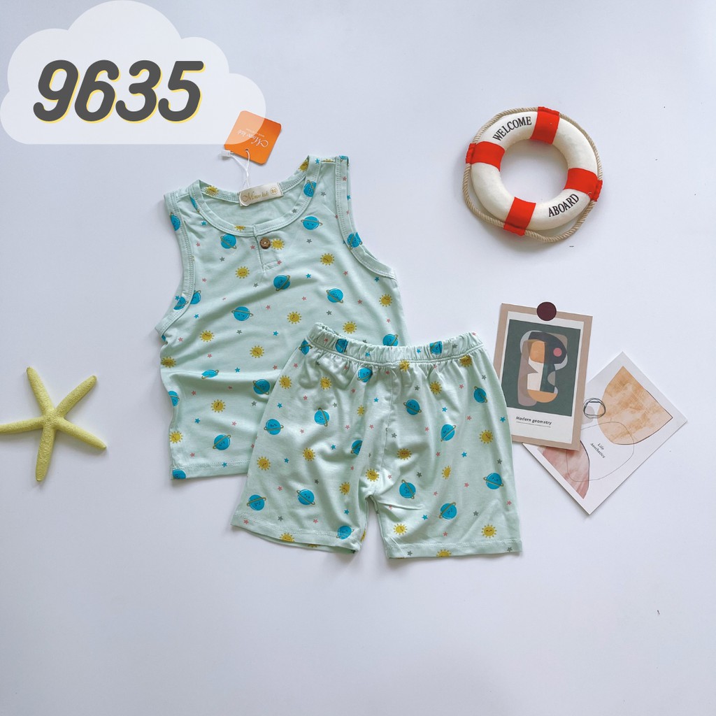 Bộ Ba Lỗ Cho Bé Nhiều Màu Có Size Từ 7-25KG