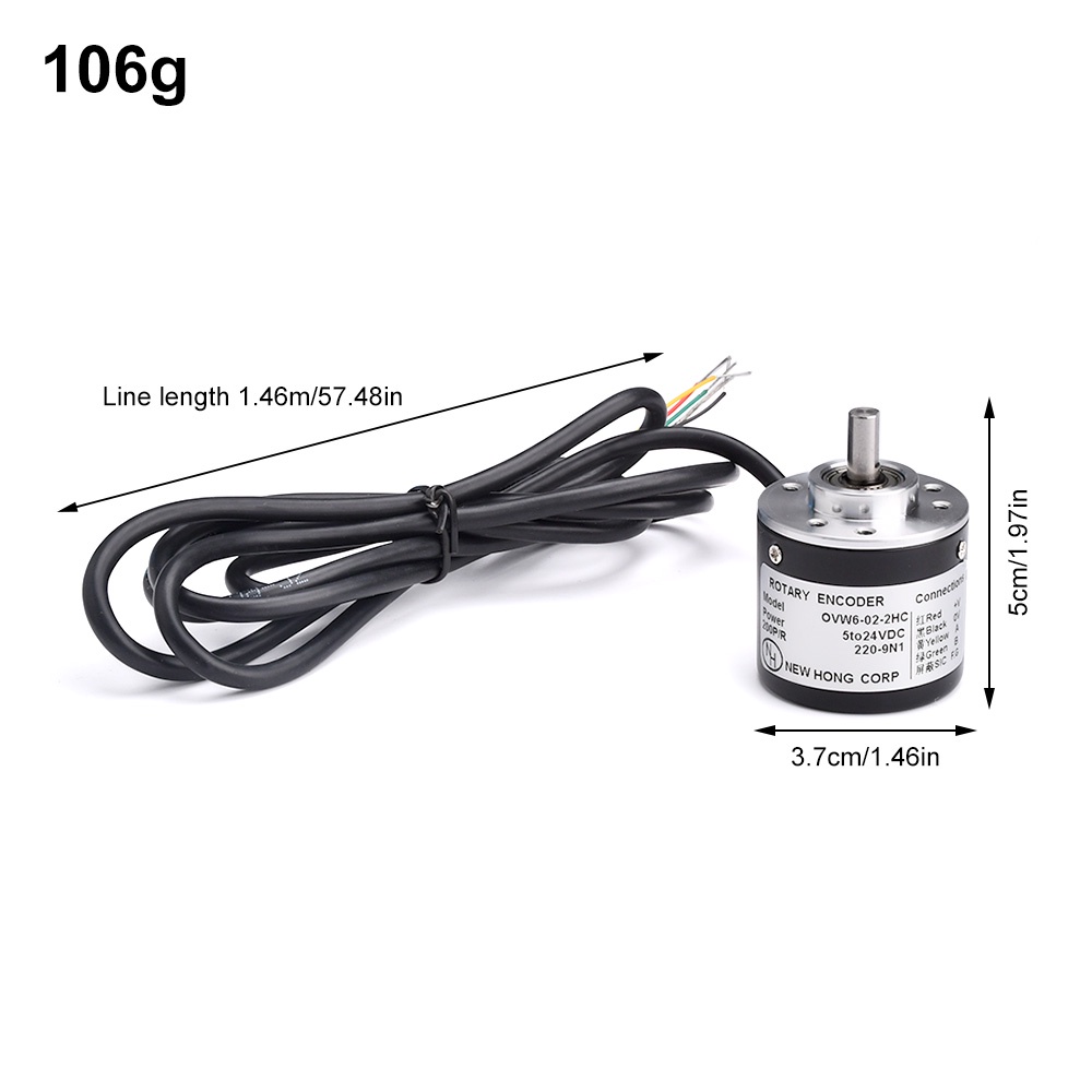 Bộ Giải Mã Trục 6mm Pcbfun DC 5V-24V 100-1000P / R