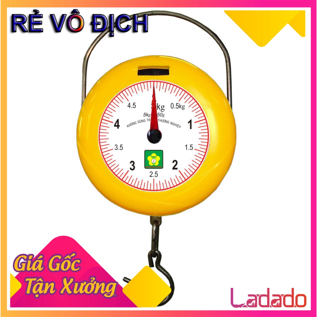 Cân treo mini cầm tay 5 kg -1 mặt số ( Cân Nhơn hòa)