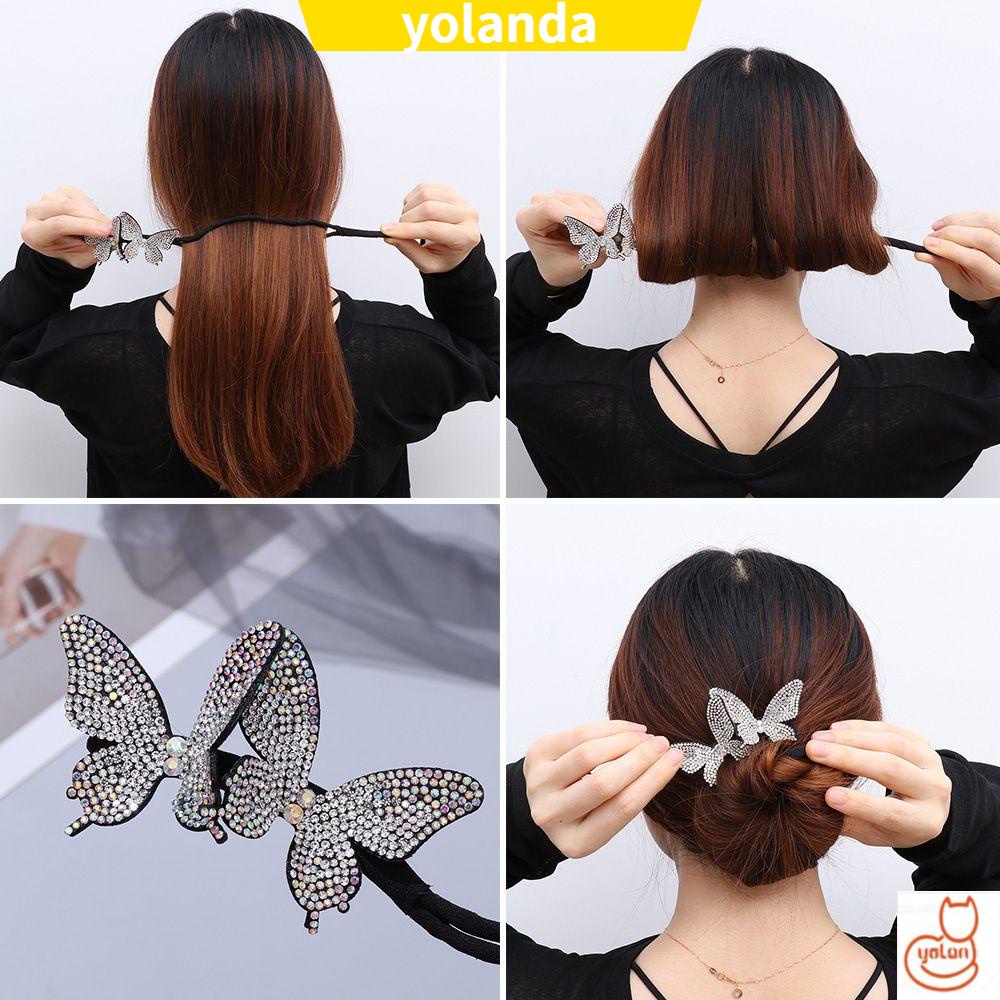 Kẹp tóc hình bướm nhiều màu thời trang thanh lịch dành cho nữ