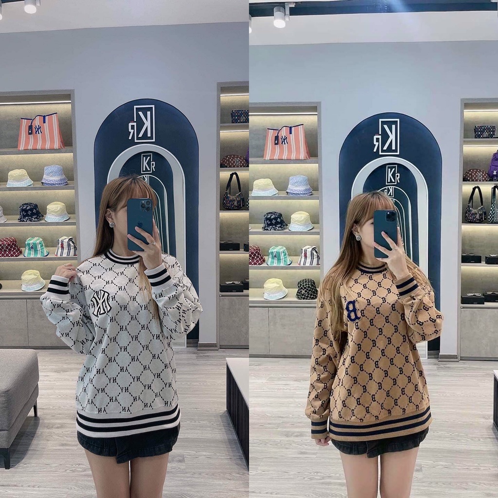 (Hàng sẵn) Áo sweater ml/ b Size S M L Hàng chuẩn 1:1 ẢNH THẬT