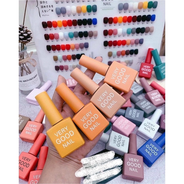 Sét sơn gel very good nail 60 chai mầu mới, mẫu chai vuông ☄️FREESHIP☄️ Hàng chính hãng