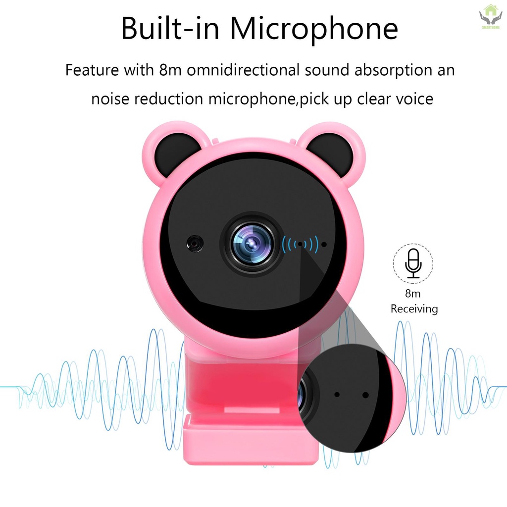 Webcam 1080p Usb 2.0 Tích Hợp Micro Tiện Dụng Cho Máy Tính | BigBuy360 - bigbuy360.vn