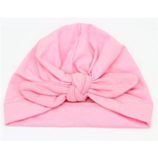 Mũ turban nơ cho bé gái