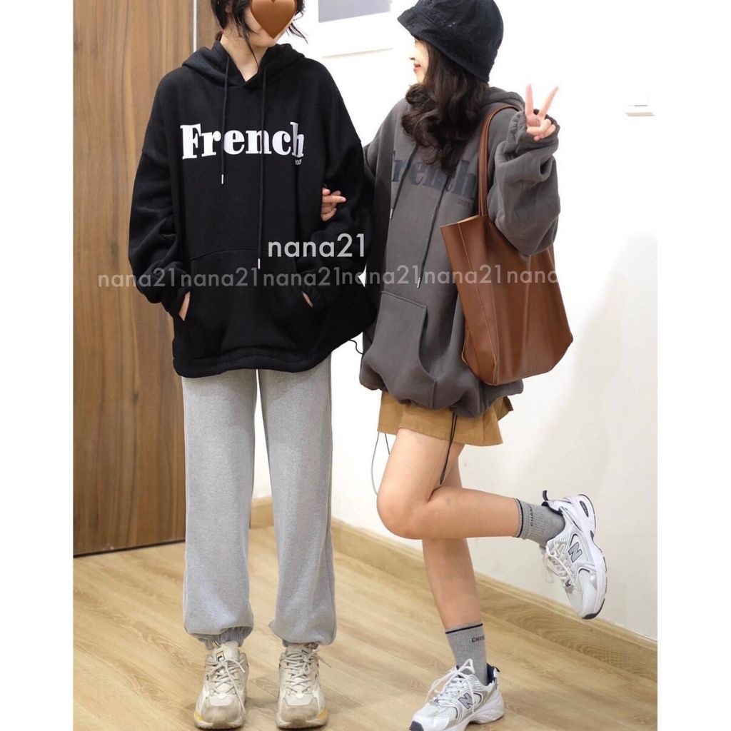 Áo Khoác Hoodie Nỉ Có Mũ Form Rộng ESSENTIALS Nhiều Màu Unisex Nam Nữ Ulzzang &lt; 65KG