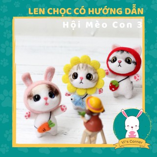 [Len chọc có hướng dẫn] BỘ KIT HỘI MÈO CON 3