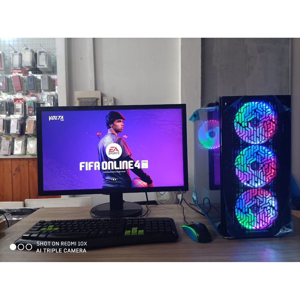 Thùng PC I3-9100F / VGA 1060 / RAM 16GB/ Main H110