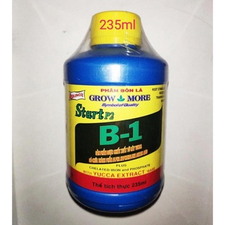 Vitamin B1 Start Growmore 235ml  Phân bón lá từ Hoa Kỳ giúp cây tăng cường bộ rễ hấp thu tốt