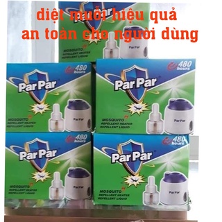 máy đuổi muỗi xông tinh dầu parpar (tặng 1lọ tinh dầu parpar)