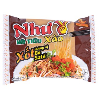 6 gói Hủ tiếu xào Như Ý xốt bò sa tế gói 70g