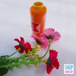 Chỉ may cuộn nhỏ màu cam