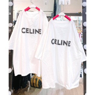[GIÁ HUỶ DIỆT]  Áo Thun chữ Celine- Áo Thun Unisex Nam Nữ - Áo Thun Uzzlang (có ảnh thật)