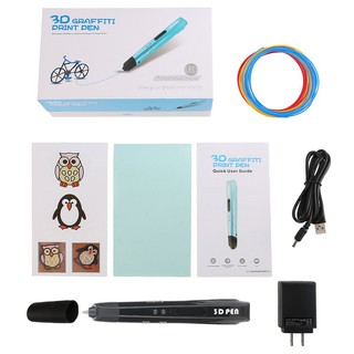 8.23【COD】High Temperature PLA 3D Pen 3D Printing Pen Drawing Printer With Free Filament