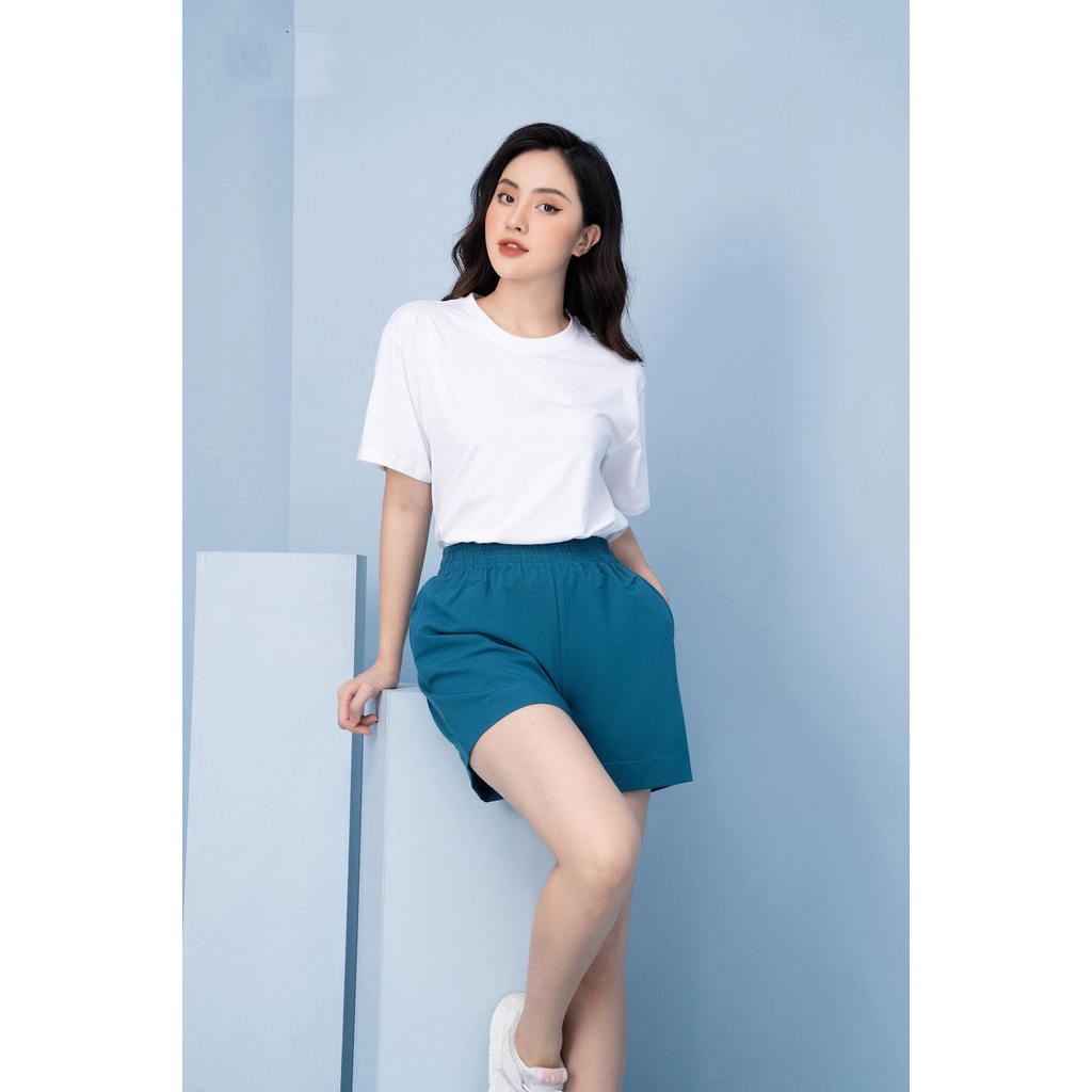 Áo ngắn tay nữ unisex rộng cổ tròn đẹp trẻ trung hàng Việt Nam