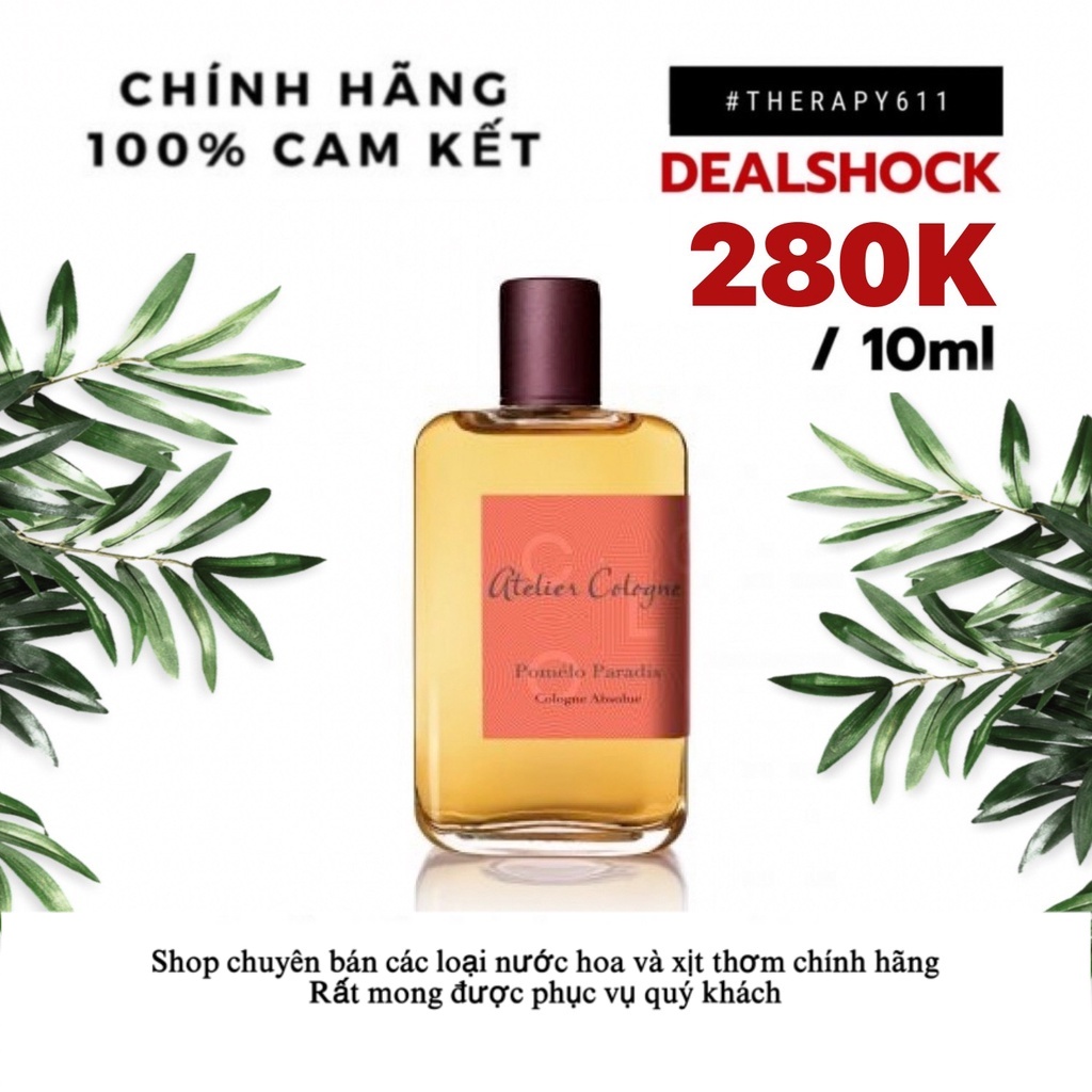 ..::✨Nước hoa chính hãng Atelier Cologne Pomelo Paradis ()✨::..