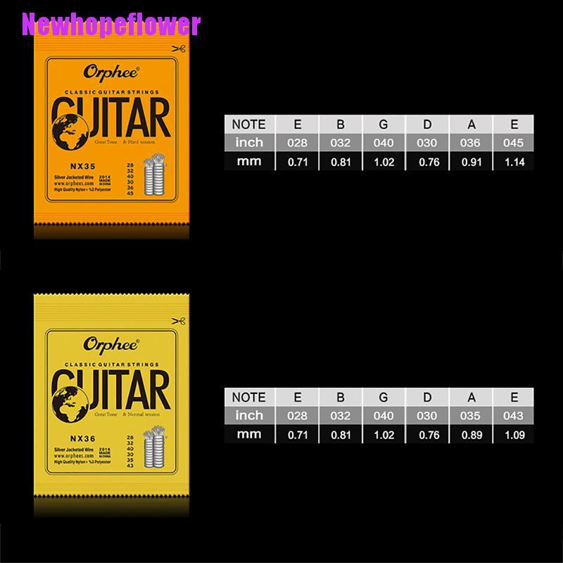 1 Bộ Dây Đeo Đàn Guitar Cổ Điển Bằng Nylon Mạ Bạc Nx