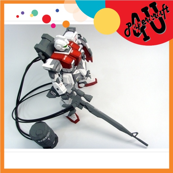 Mô hình giấy 3D Gumdam RGM-79(G) GM Sniper
