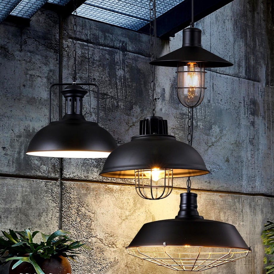 Đèn chao thả chống nổ SuperVilighting mã THACNO-D270, Đui E27Trang trí phòng khách, bàn ăn, shop, Thả đơn, BH 24 tháng.