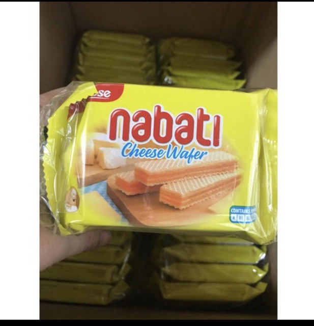 Combo 10 gói bánh xốp nabati nhân cheese mỗi gói 17gr