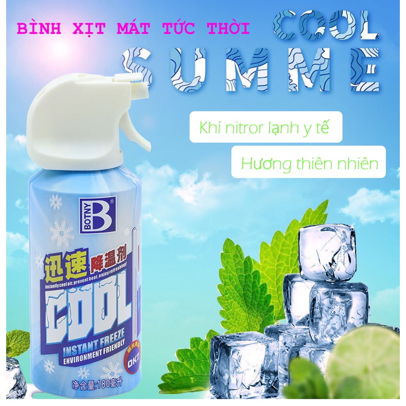 Xịt làm mát tức thời BOTNY 180ml