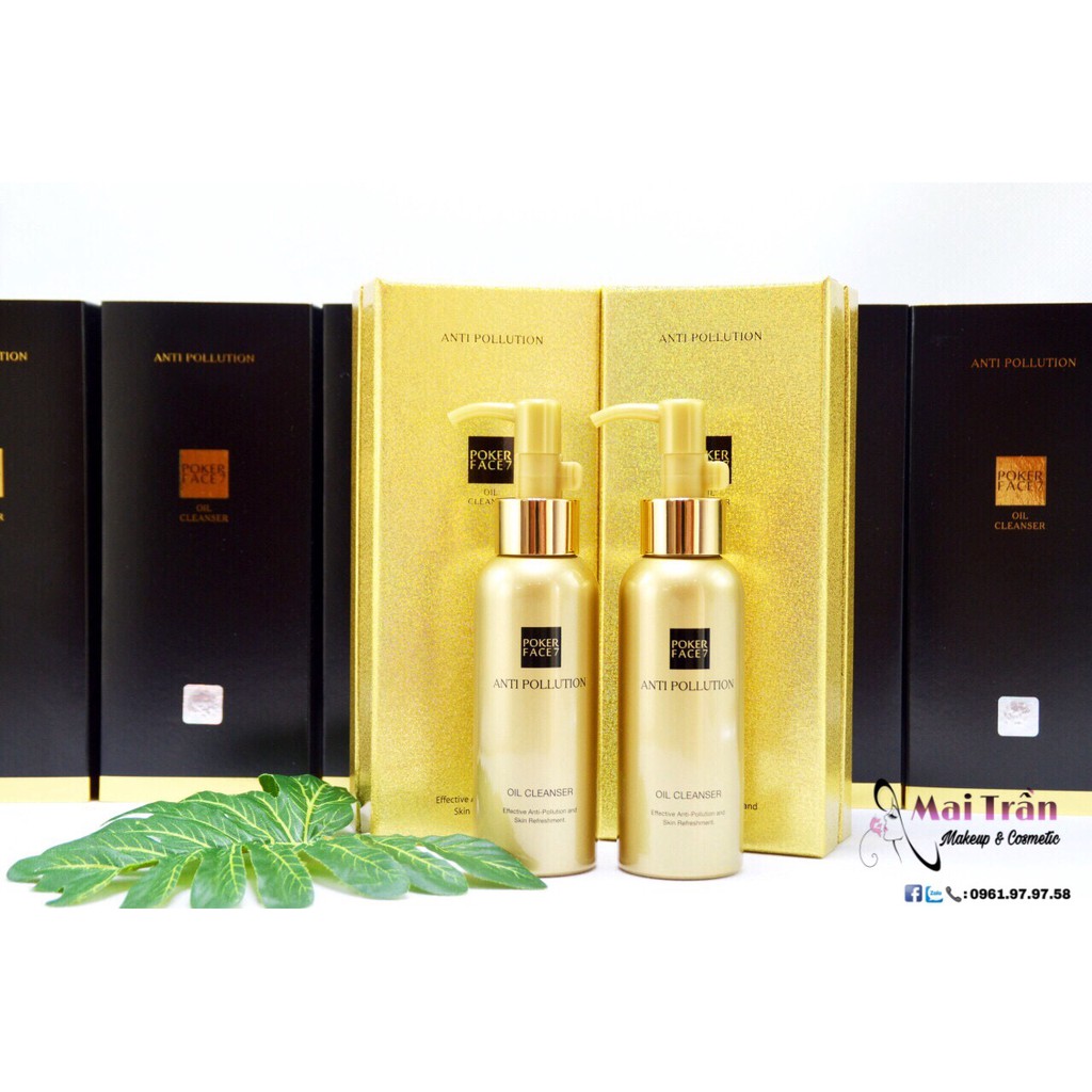 Dầu tẩy trang Poker Face 7 Anti Pollution Oil Cleanser