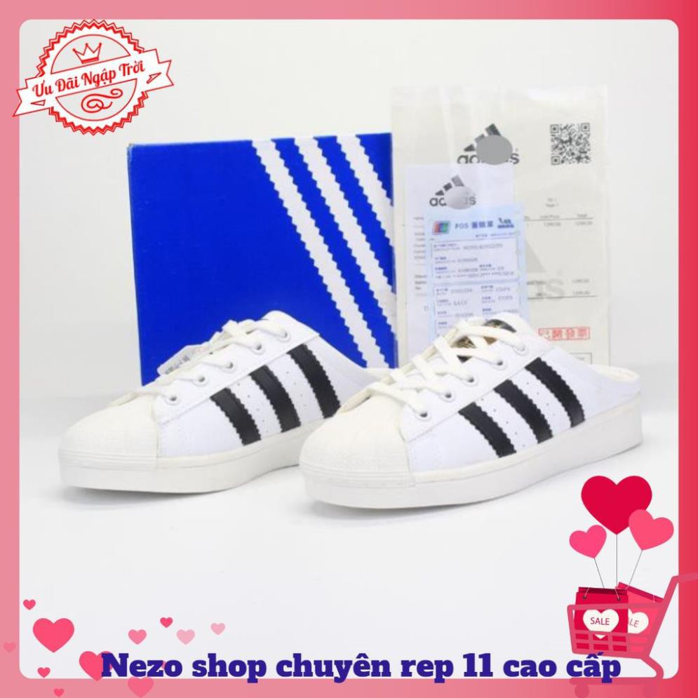 🔥FREE SHIP-HÀNG QUẢNG CHÂU 🔥Giày nữ superstar, giày lười nữ hở gót, giày sò ful box 1.1 - NEZO SHOP