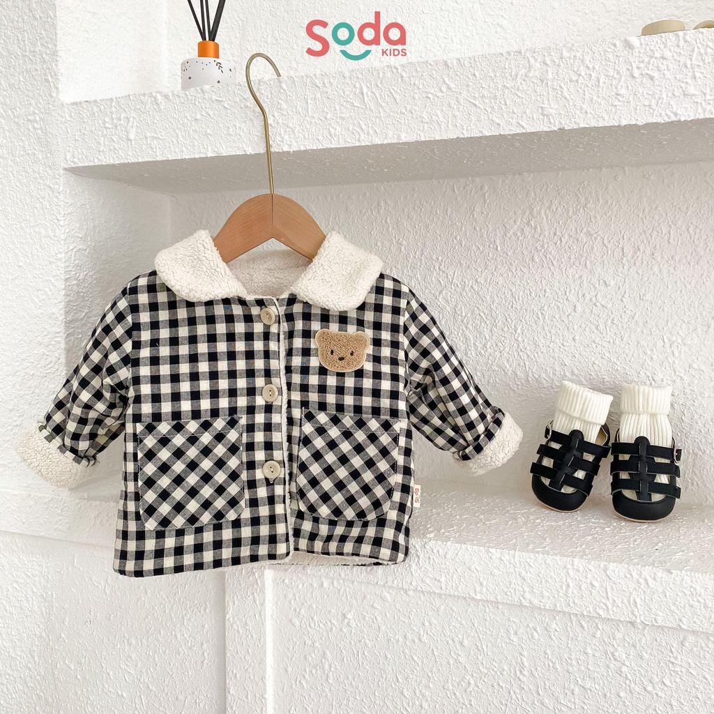 Áo khoác lót bông Teddy cho bé SODA KIDS
