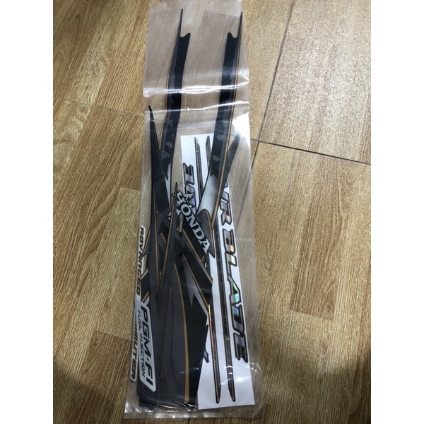Trọn bộ tem dán xe máy  xe AB Air blade đời 2009-2010 cực chất