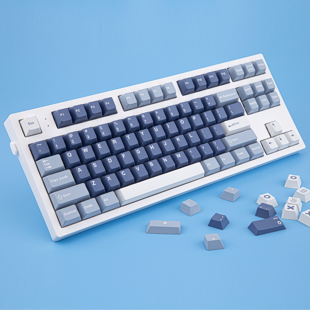 Aifei Cherry Profile PBT Keycaps Phun hai màu 173 Phím Bộ Bàn phím cơ cho Cherry MX Gateron Kailh Switch (MG Fishing)