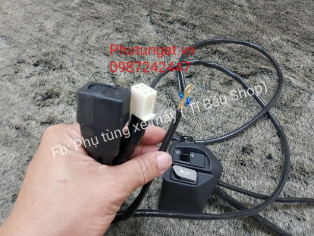 CÙM CÔNG TẮC NVX CHÍNH HÃNG GẮN EX135, NOUVO, LUVIAS, NVX..