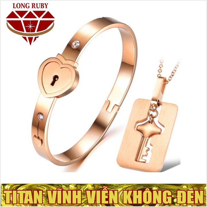 [Mã FAMAYFA giảm 10K đơn 50K] VÒNG TAY CAO CẤP Ổ KHÓA DÂY CHUYỀN CHÌA KHÓA KHÔNG ĐEN | BigBuy360 - bigbuy360.vn