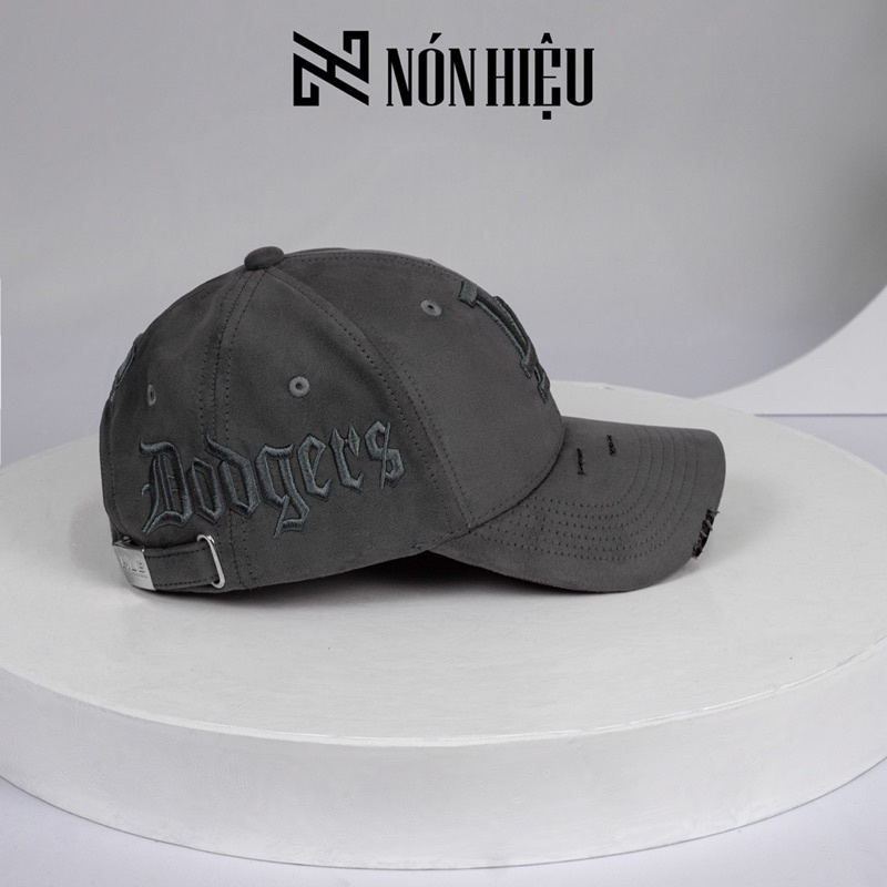 Mũ lưỡi trai cao cấp LA Da lộn Made In Korea Full Tem Mark hãng