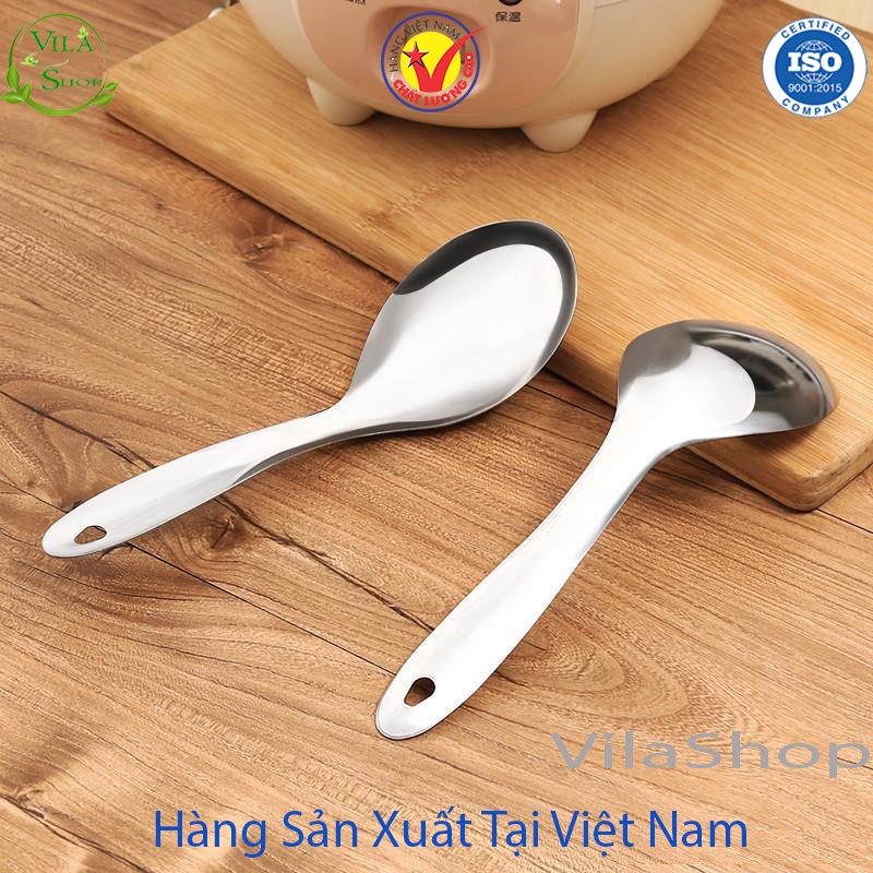 Muôi Xơi Cơm, Muỗng Nhựa Xới Cơm Chống Dính, Hàng Chính Hãng Inochi Nhựa PP Nguyên Sinh An Toàn Tiện Lợi