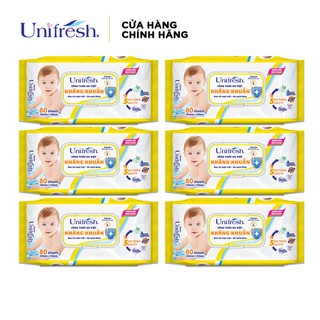 Combo 6 khăn ướt unifresh vitamin e - ảnh sản phẩm 2