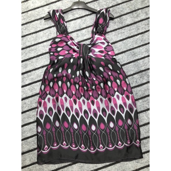 Đầm lụa charlotte ruse 2 lớp vnxk