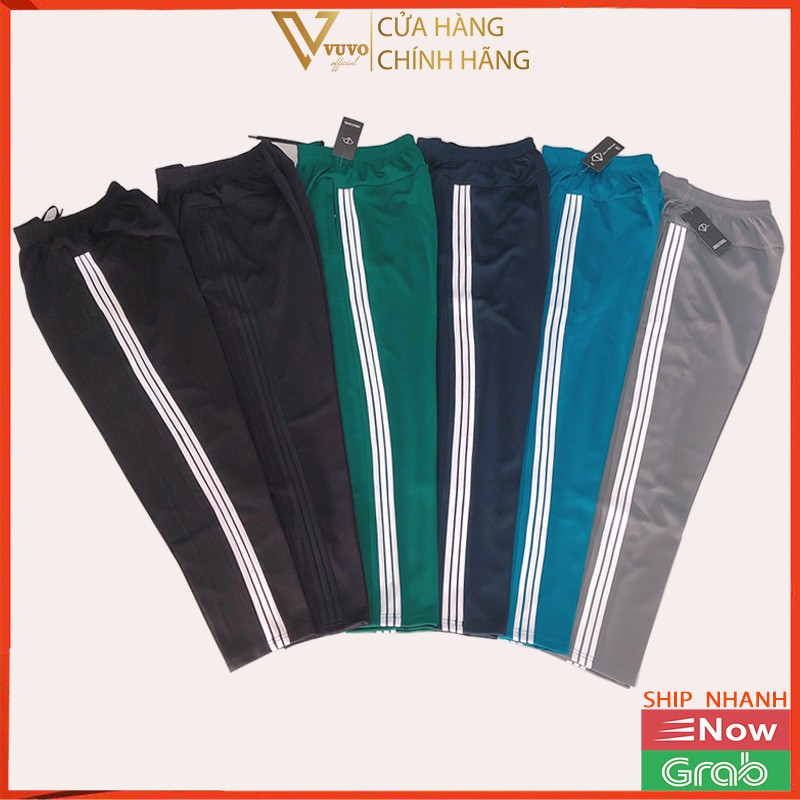 Quần Dài Thun 3 Sọc Ống Suông Đủ Màu Nổi Bật, Kiểu Dáng Trẻ Trung Dễ Phối Đồ