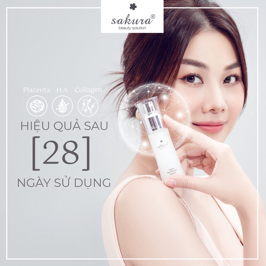 Serum phục hồi da chống lão hoá Sakura Super Restorative Serum