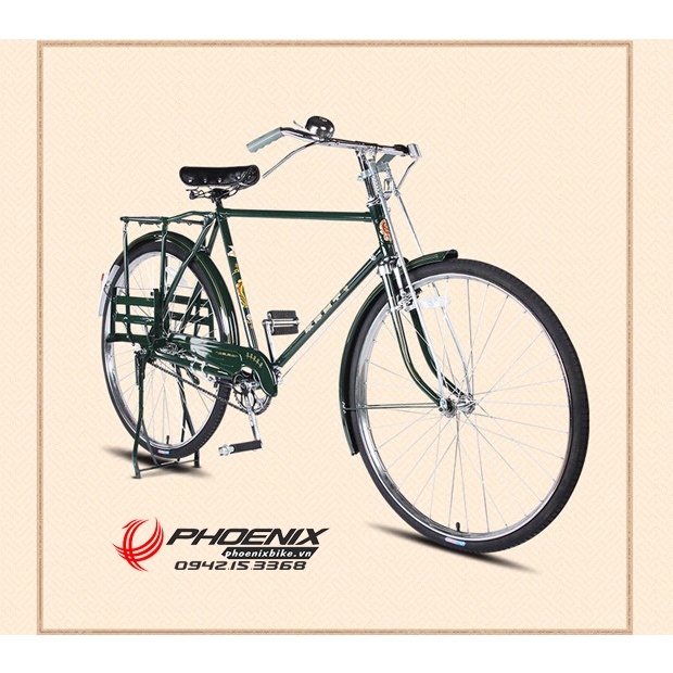 Xe đạp Phượng hoàng cổ bưu chính ZA-42 phanh đũa 2022