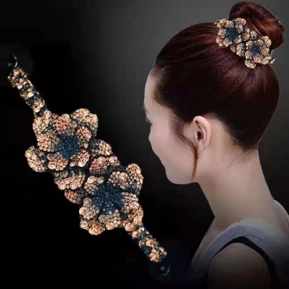 Dụng Cụ Tạo Kiểu Tóc Hoa Cổ Điển Ngọt Ngào|Dụng Cụ Búi Tóc Xinh Xắn Dành Cho Nữ