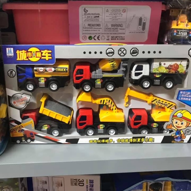 Bộ 6 xe công trường