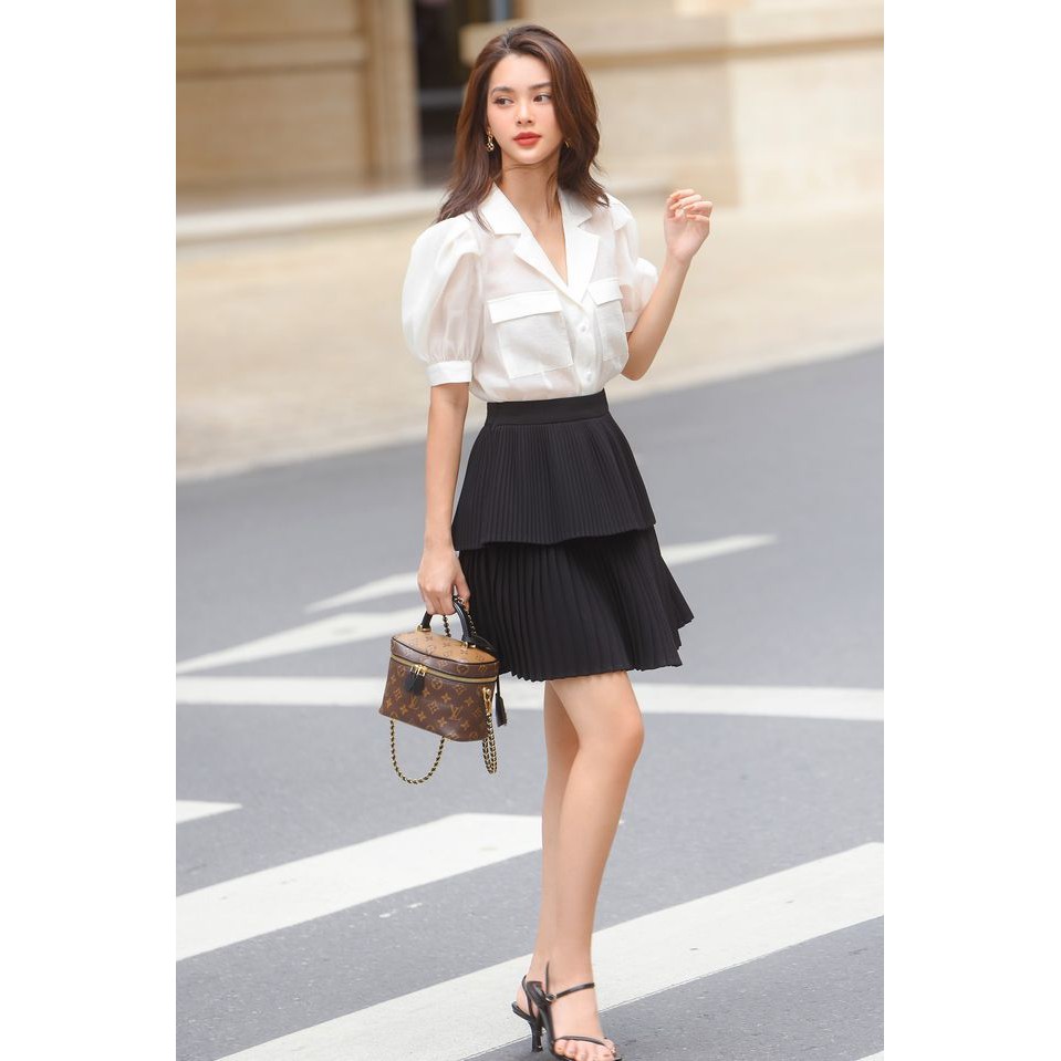 Chân váy dập ly hai tầng -HBZ288 | BigBuy360 - bigbuy360.vn