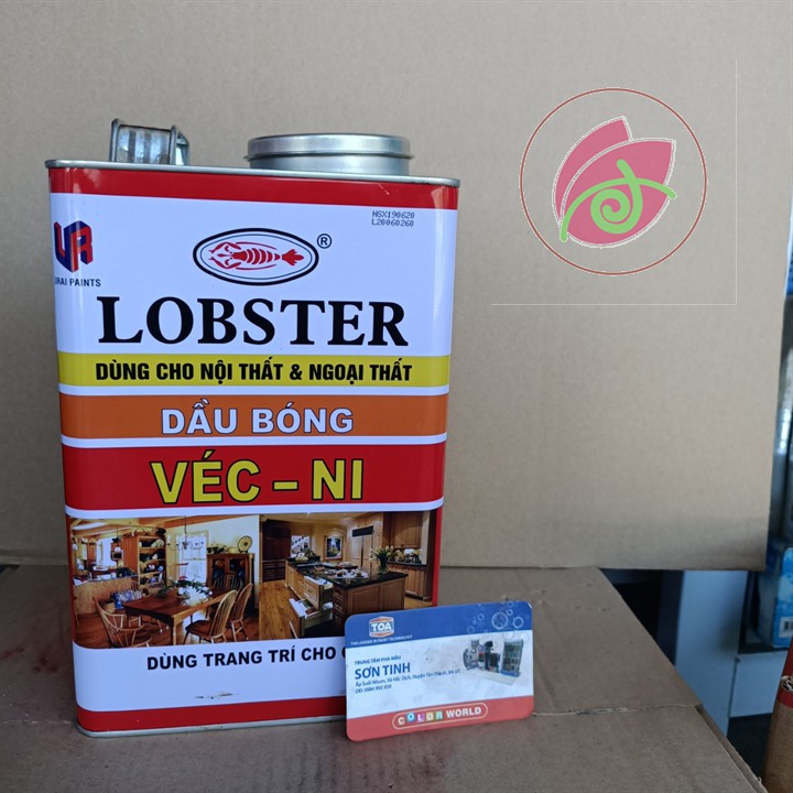 Dầu bóng Véc ni lobster , Vecni 3500ml ( vecni bảo vệ gỗ ) - 3L5